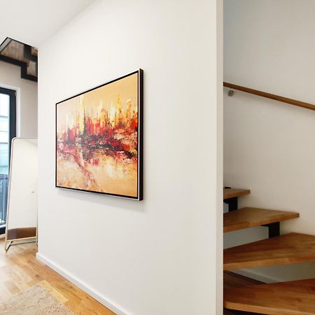 Maisonette-Penthouse Inklusive Whirlpool Ueber Den Daechern Von マクデブルク エクステリア 写真