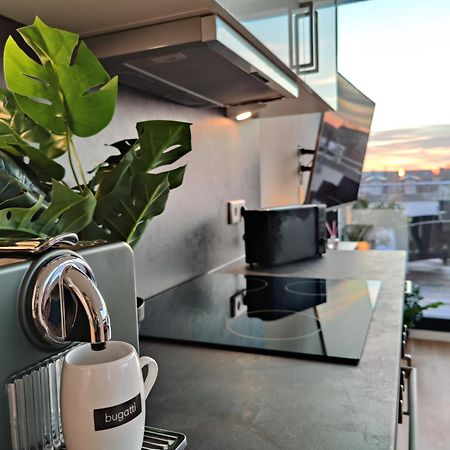 Maisonette-Penthouse Inklusive Whirlpool Ueber Den Daechern Von マクデブルク エクステリア 写真